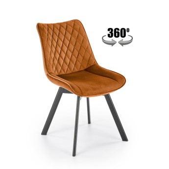 K520 kėdė, cinamono / juoda