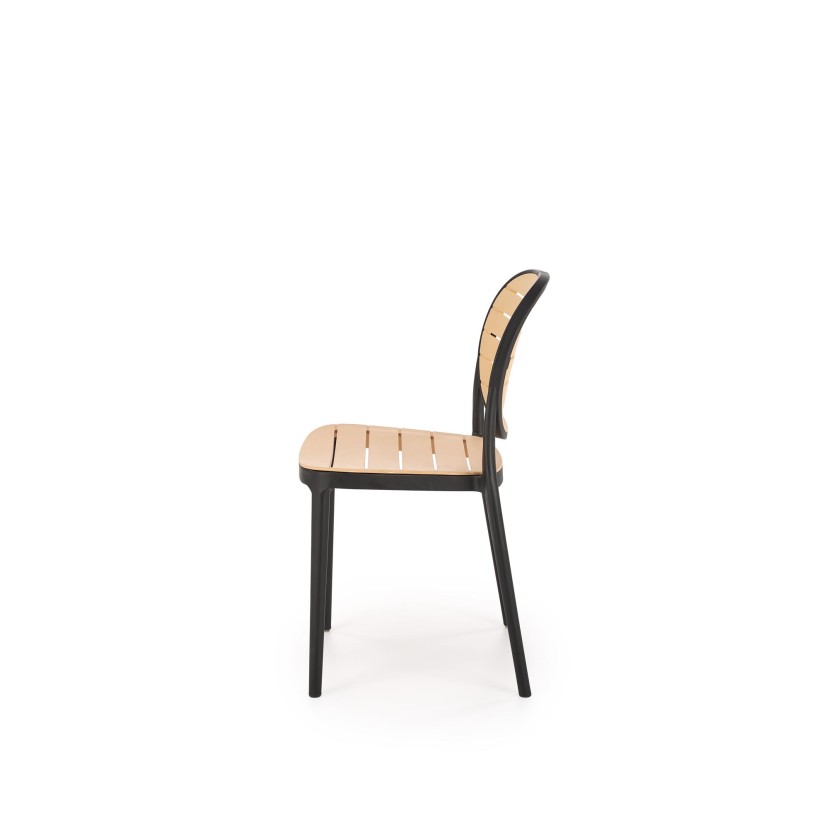 K529 kėdė, juoda/natūrali K529 kėdė, juoda/natūrali