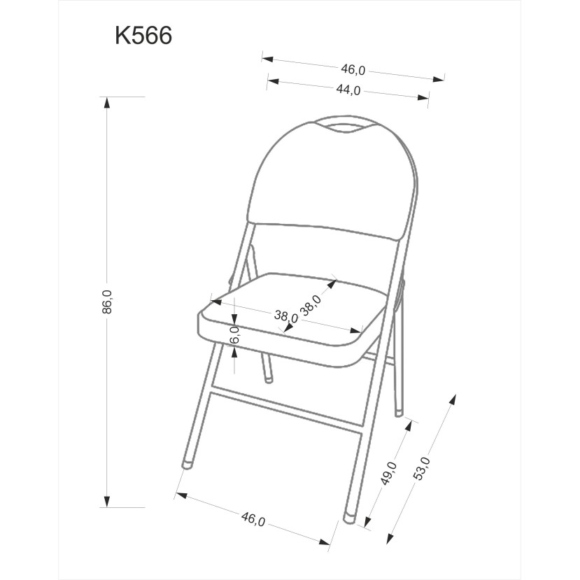 K566 kėdės spalva: juoda/pilka