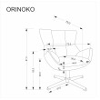 ORINOKO laisvalaikio kėdė, pilka ORINOKO laisvalaikio kėdė, pilka
