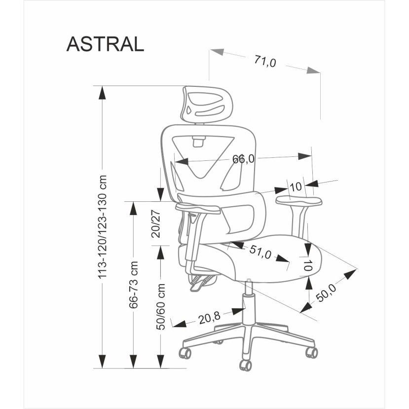 Biuro kėdė ASTRAL Biuro kėdė ASTRAL