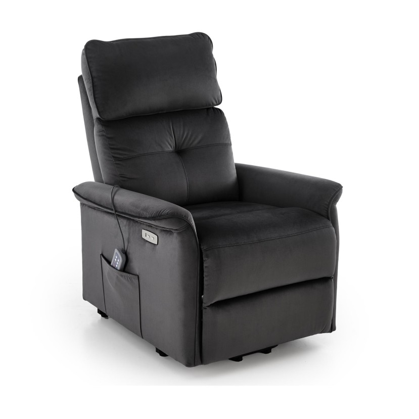 SEMIR 2 laisvalaikio kėdė, juoda SEMIR 2 laisvalaikio kėdė, juoda