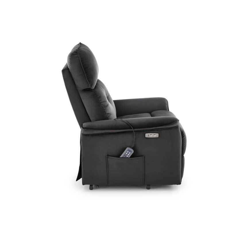 SEMIR 2 laisvalaikio kėdė, juoda SEMIR 2 laisvalaikio kėdė, juoda