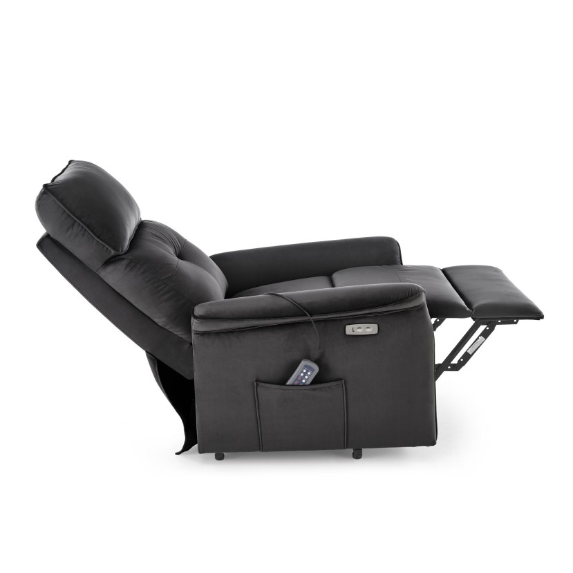 SEMIR 2 laisvalaikio kėdė, juoda SEMIR 2 laisvalaikio kėdė, juoda