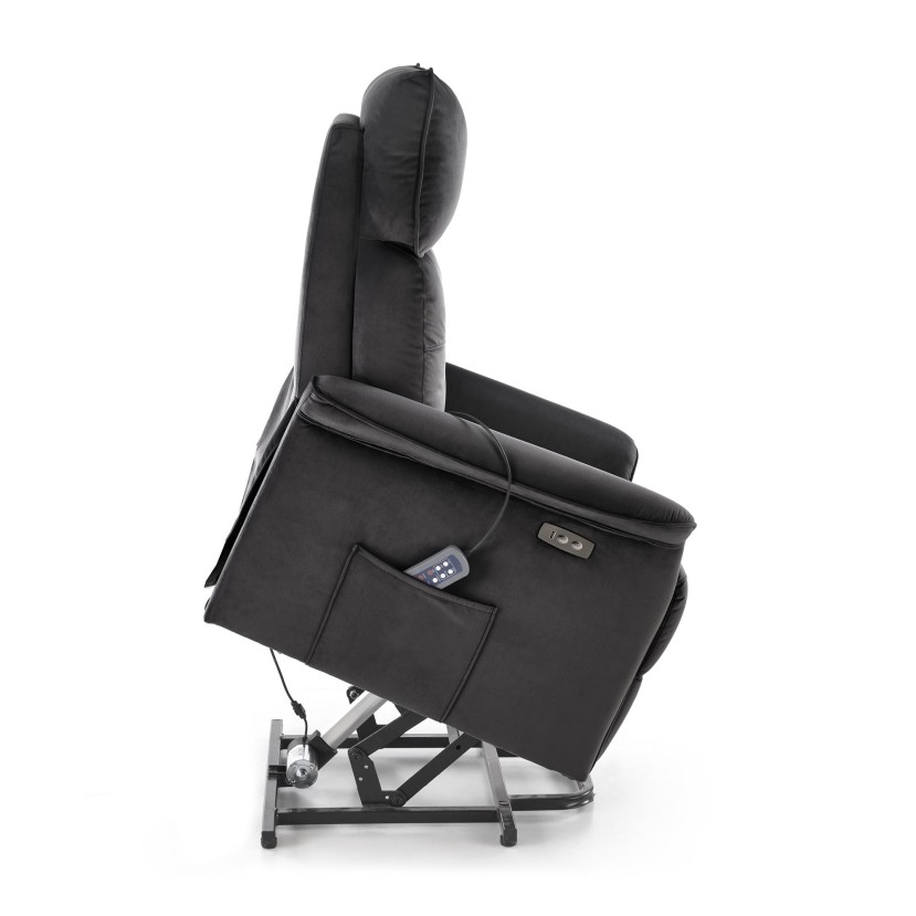 SEMIR 2 laisvalaikio kėdė, juoda SEMIR 2 laisvalaikio kėdė, juoda