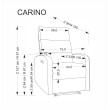 Fotelis CARINIO pilka Fotelis CARINIO pilka