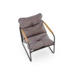 Lauko baldų komplektas HUDSON pilka/ruda ( sofa, kėdė 2x, c. stalas ) Lauko baldų komplektas HUDSON pilka/ruda ( sofa, kėdė 2x, c. stalas )