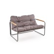 Lauko baldų komplektas HUDSON pilka/ruda ( sofa, kėdė 2x, c. stalas ) Lauko baldų komplektas HUDSON pilka/ruda ( sofa, kėdė 2x, c. stalas )