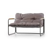 Lauko baldų komplektas HUDSON pilka/ruda ( sofa, kėdė 2x, c. stalas ) Lauko baldų komplektas HUDSON pilka/ruda ( sofa, kėdė 2x, c. stalas )