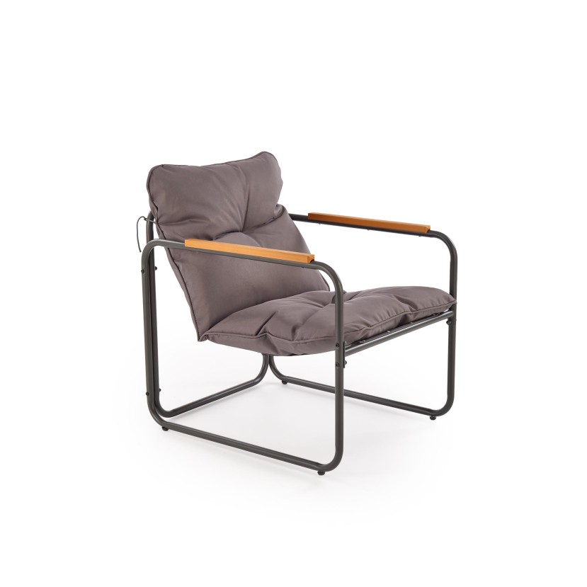Lauko baldų komplektas HUDSON pilka/ruda ( sofa, kėdė 2x, c. stalas ) Lauko baldų komplektas HUDSON pilka/ruda ( sofa, kėdė 2x, c. stalas )