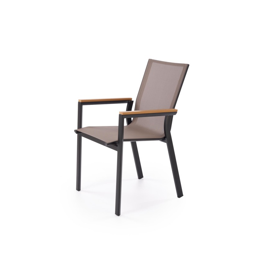 Lauko kėdė FIERRO juoda/pilka/ruda Lauko kėdė FIERRO juoda/pilka/ruda