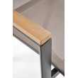 Lauko kėdė FIERRO juoda/pilka/ruda Lauko kėdė FIERRO juoda/pilka/ruda