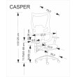 Biuro kėdė CASPER Biuro kėdė CASPER