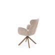 K585 kėdė, tamsiai smėlio spalvos / l.graikinis riešutas K585 kėdė, tamsiai smėlio spalvos / l.graikinis riešutas