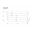 CALPI suoliukas su saugojimo funkcija, pilka CALPI suoliukas su saugojimo funkcija, pilka