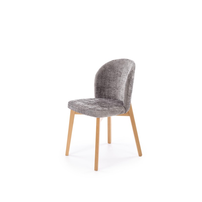 Valgomojo kėdė BASSO medaus sp. ąžuolas / CREMONA 96 (grey)
