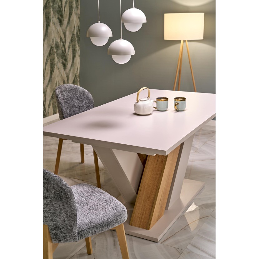 Valgomojo kėdė BASSO medaus sp. ąžuolas / CREMONA 96 (grey)