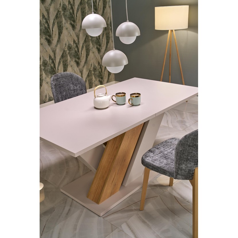 Valgomojo kėdė BASSO medaus sp. ąžuolas / CREMONA 96 (grey)
