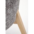 Valgomojo kėdė BASSO medaus sp. ąžuolas / CREMONA 96 (grey)