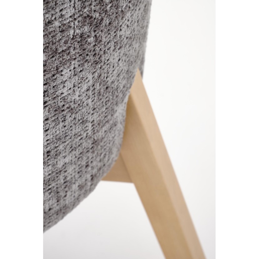 Valgomojo kėdė BASSO medaus sp. ąžuolas / CREMONA 96 (grey)