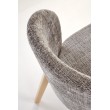 Valgomojo kėdė BASSO medaus sp. ąžuolas / CREMONA 96 (grey)