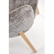 Valgomojo kėdė BASSO medaus sp. ąžuolas / CREMONA 96 (grey)