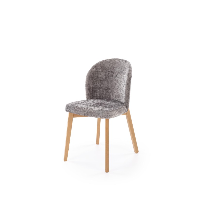 Valgomojo kėdė BASSO medaus sp. ąžuolas / CREMONA 96 (grey)