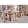 Valgomojo kėdė BASSO Beige Valgomojo kėdė BASSO Beige