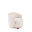 BAKER leisure chair, cream