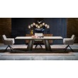 VESNA extension table, color: beige marble