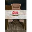 VESNA extension table, color: beige marble