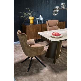 VESNA extension table, color: beige marble VESNA extension table, color: beige marble