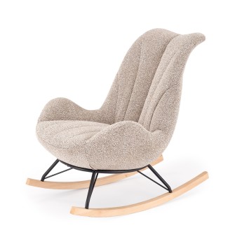 LUIS rocking chair, d.beige