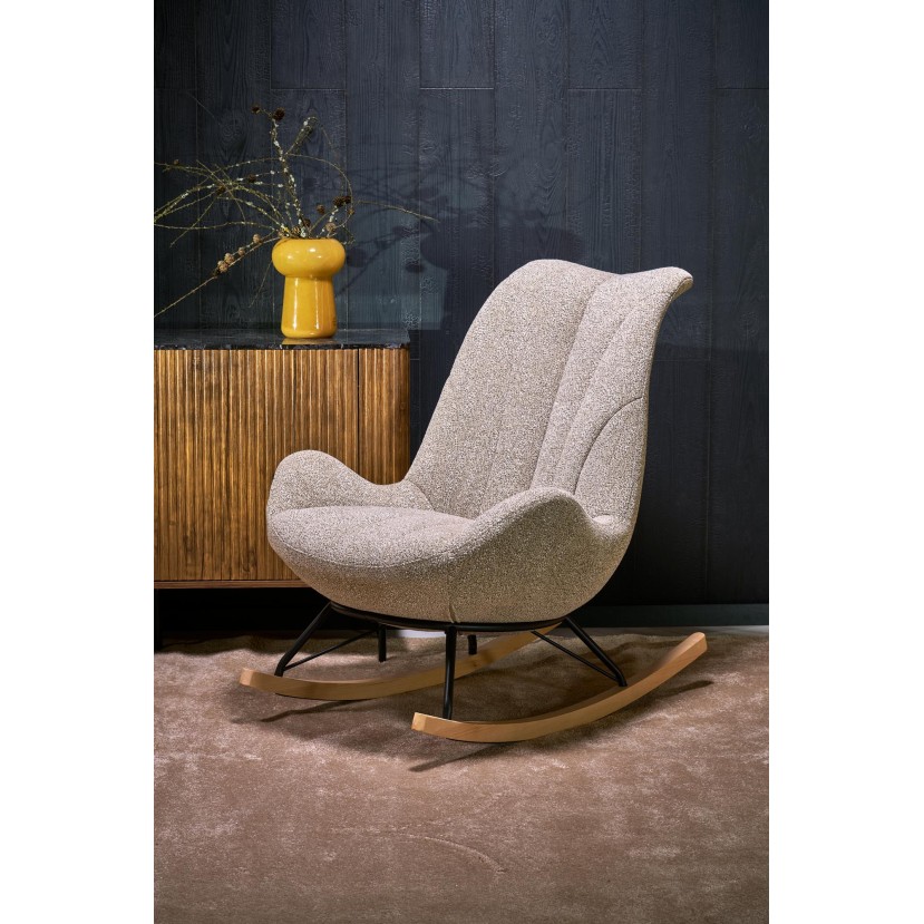 LUIS rocking chair, d.beige LUIS rocking chair, d.beige