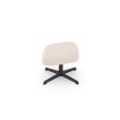 FREDY leisure chair, with stool, l.beige