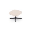 FREDY leisure chair, with stool, l.beige