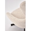 FREDY leisure chair, with stool, l.beige