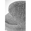 FREDY leisure chair, with stool, grey FREDY leisure chair, with stool, grey