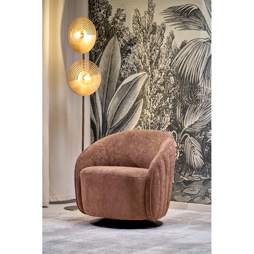 BASILIO leisure chair, brown BASILIO leisure chair, brown
