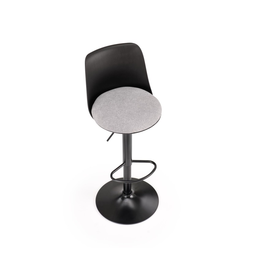 Baro kėdė H127, juoda / pilka Baro kėdė H127, juoda / pilka