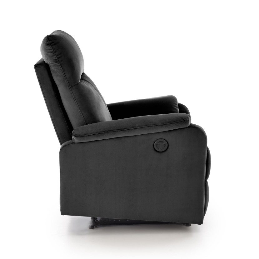 CROCUS electric recliner, black CROCUS electric recliner, black