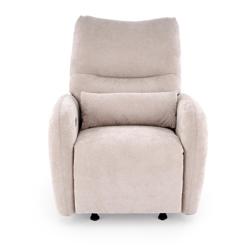 SAXON electric recliner with rocking, beige