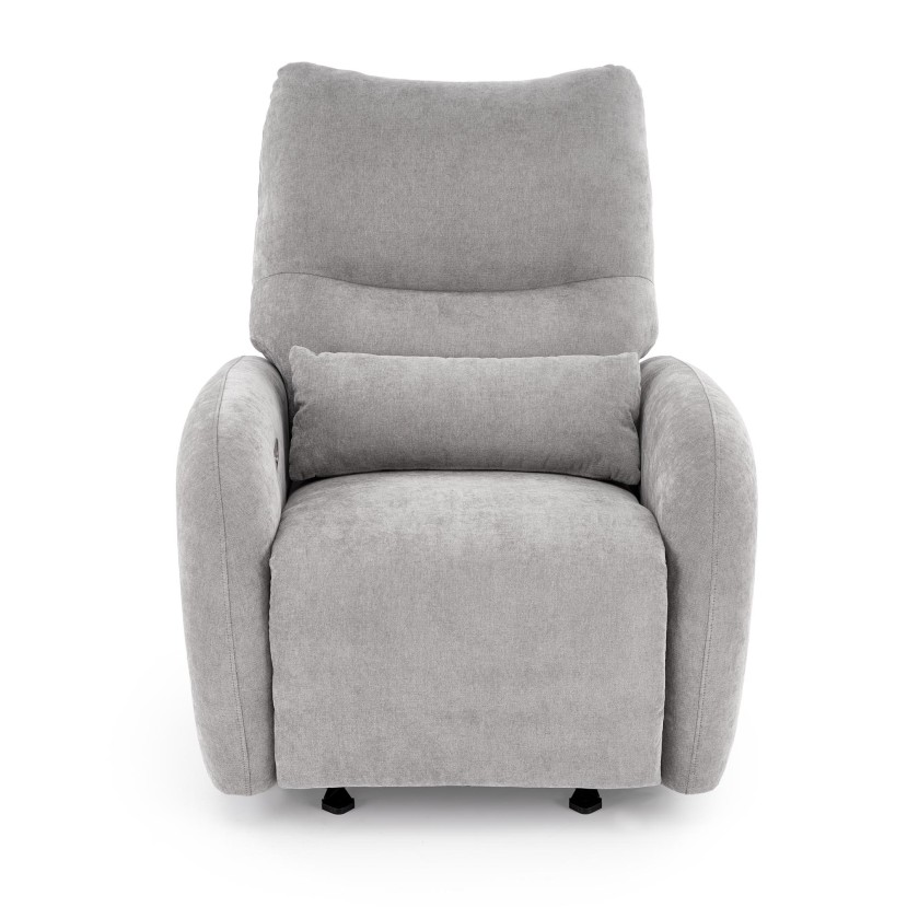 SAXON electric recliner with rocking, grey