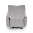SAXON electric recliner with rocking, grey