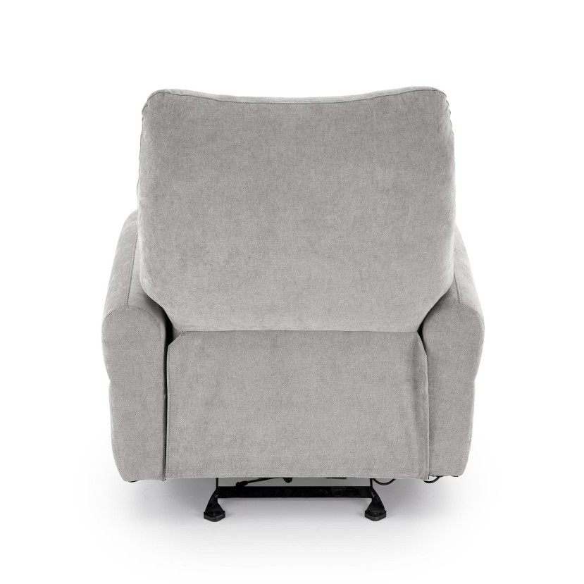 SAXON electric recliner with rocking, grey
