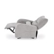 SAXON electric recliner with rocking, grey