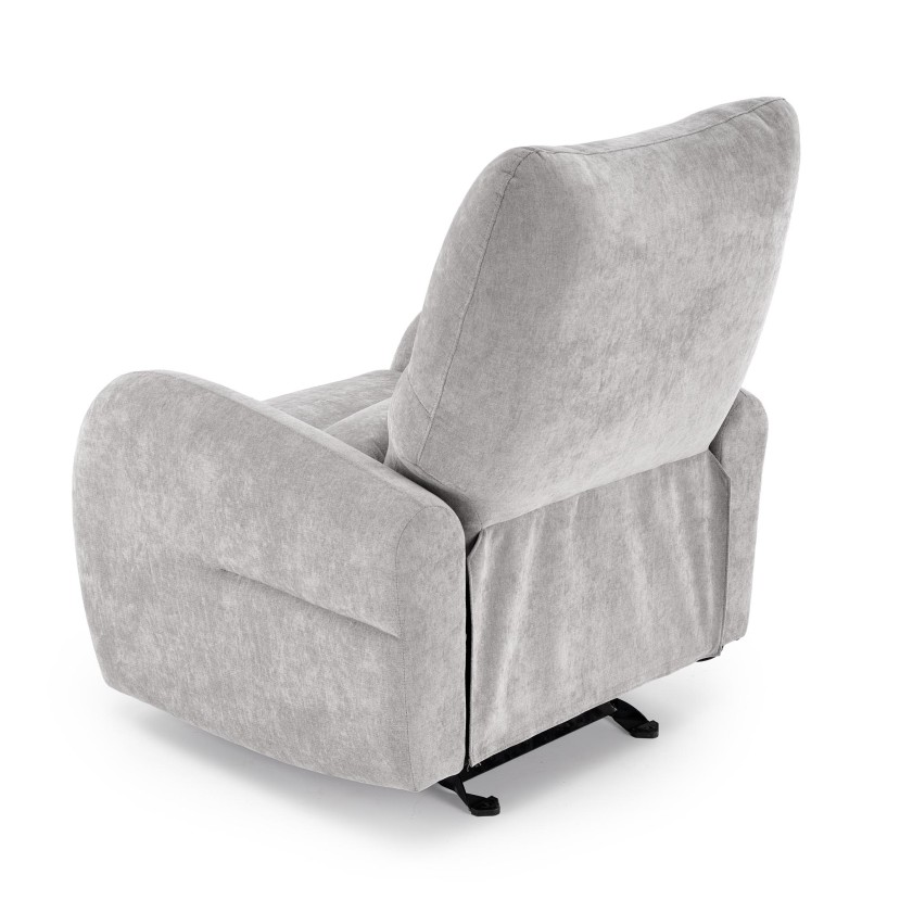 SAXON electric recliner with rocking, grey