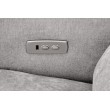 SAXON electric recliner with rocking, grey
