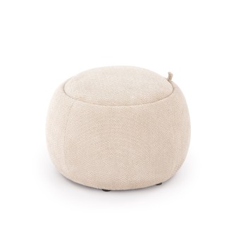 LUMI pouffe color: beige