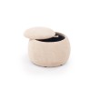 LUMI pouffe color: beige